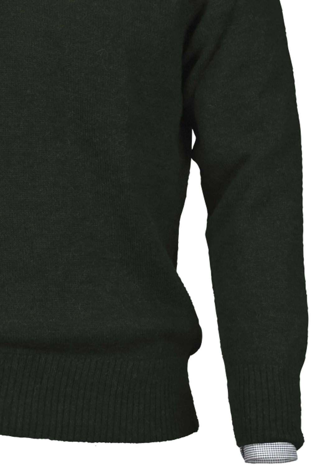 Royal Alpaca 2-Button Shawl Collar Sweater in Hunter Green Heather by Peru Unlimited