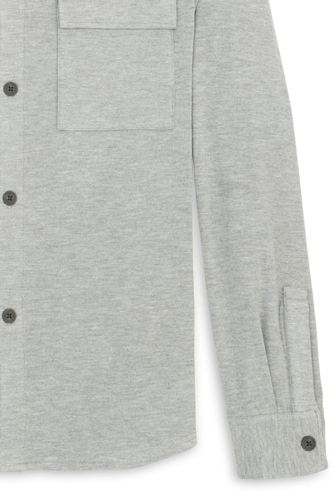 Scuba Shacket Overshirt in Grey Heather by Scott Barber