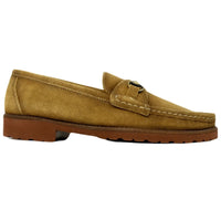 Wharton II Suede Bit Loafer in Mushroom by Alan Payne Footwear