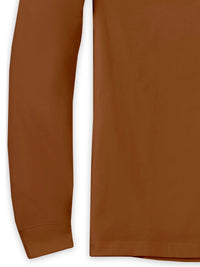 Peruvian Cotton Mock Turtleneck in Auburn by Scott Barber