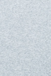 Fine Gauge Bouclé Knit Polo in Silver by Scott Barber