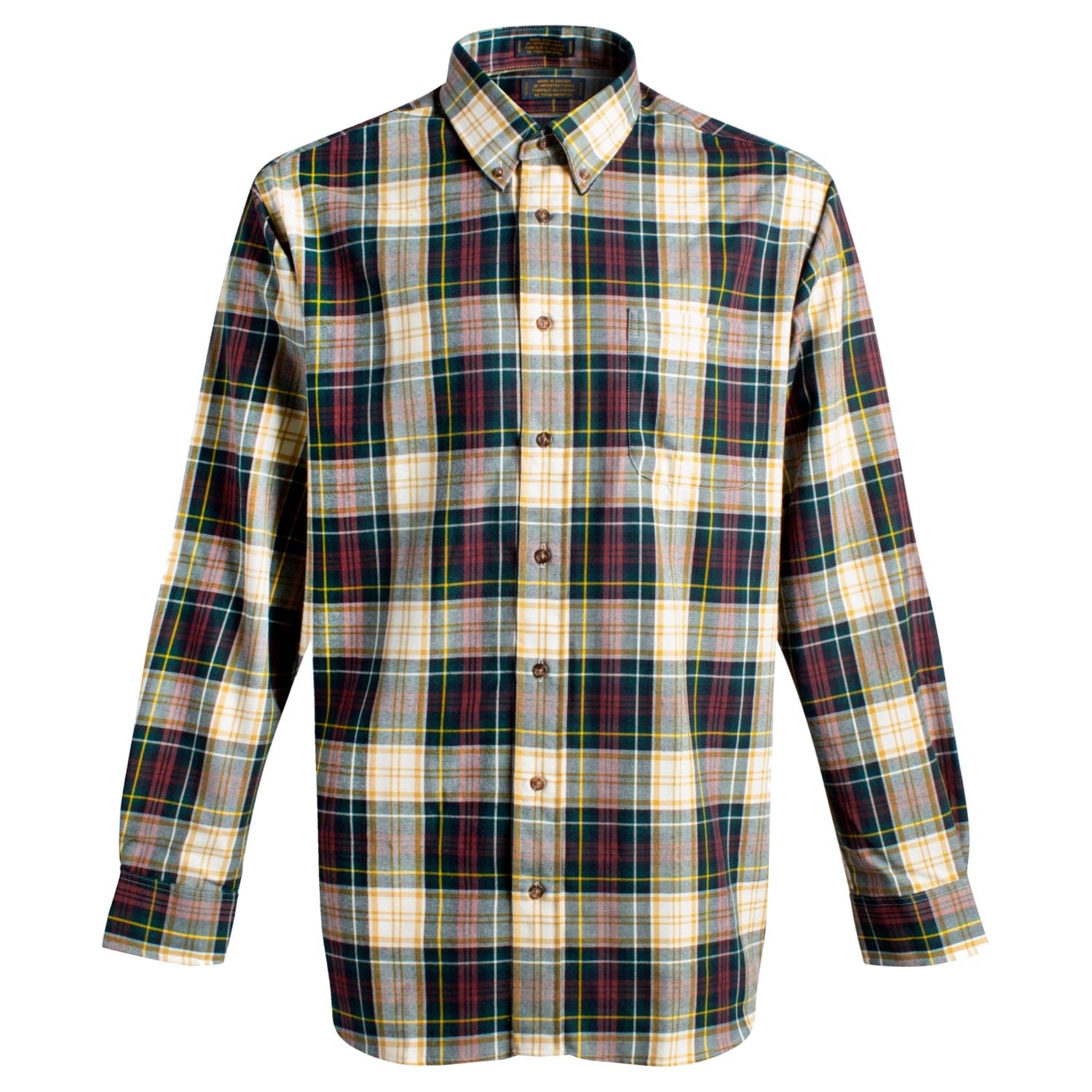 dress campbell flannel shirt Campbell Plaid Dress Shirt, Green & Blue / Small