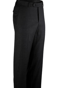 Super 110s 'Thick & Thin' Tonal Neat Wool Trouser in Choice of Colors (Soho Modern Fit) by Ballin