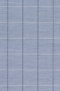 Mélange Dobby Windowpane Plaid Cotton Sport Shirt in Blue by Scott Barber
