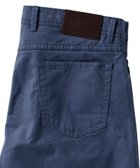 Perma Color Pima Twill 5-Pocket Pants in Cadet Blue, Size 35 (Crescent Modern Fit) by Ballin