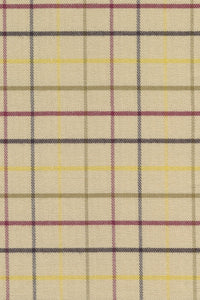 Tan, Hunter, and Burgundy Tattersall Cotton and Cashmere Blend '1894 Authentics' Button-Down Shirt by Viyella