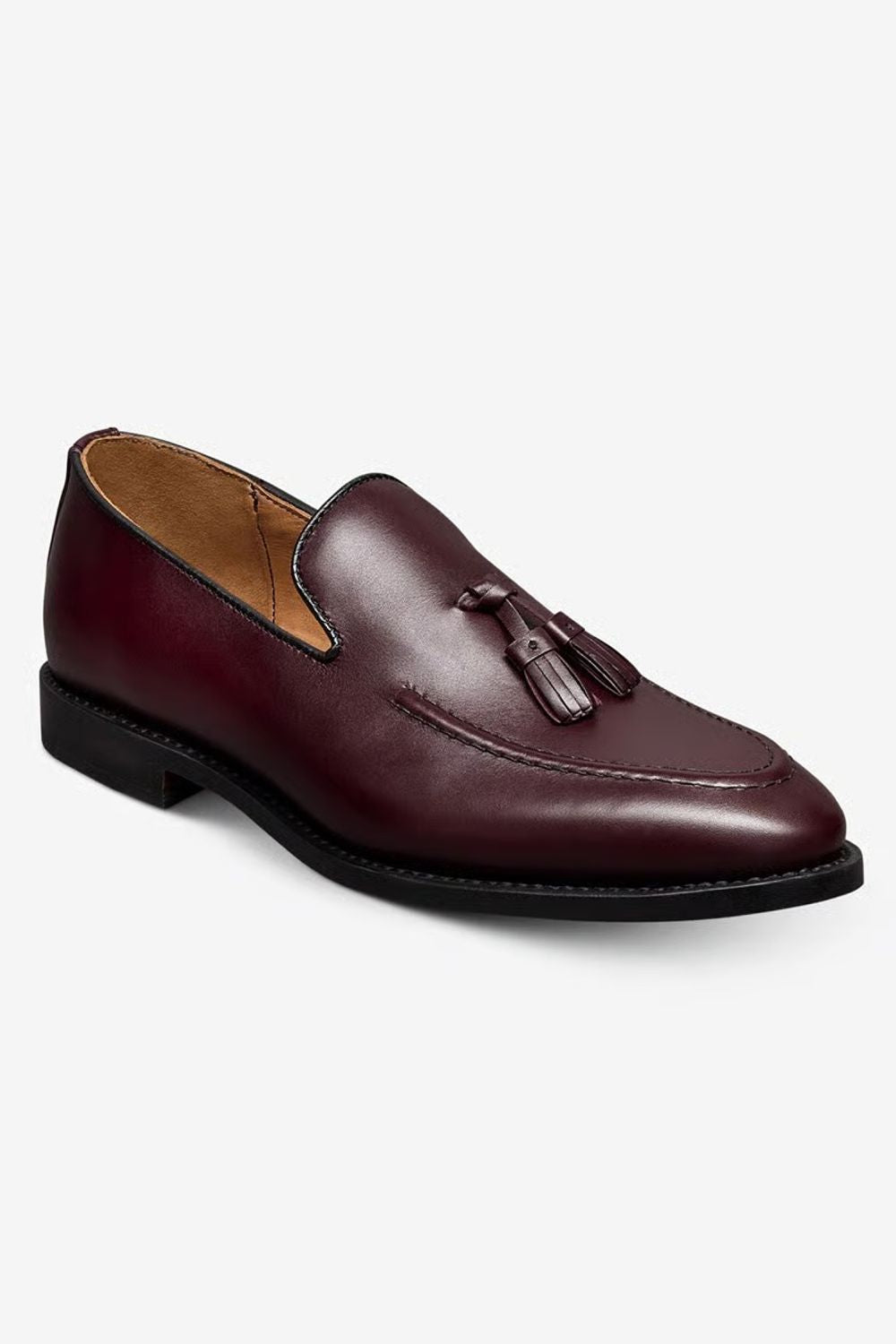 Randolph Tassel Loafer in Burgundy Leather by Allen Edmonds