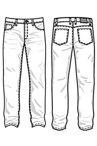 Techno Ultimate Performance 5-Pocket Pant (Crescent Modern Fit) in Choice of Colors by Ballin