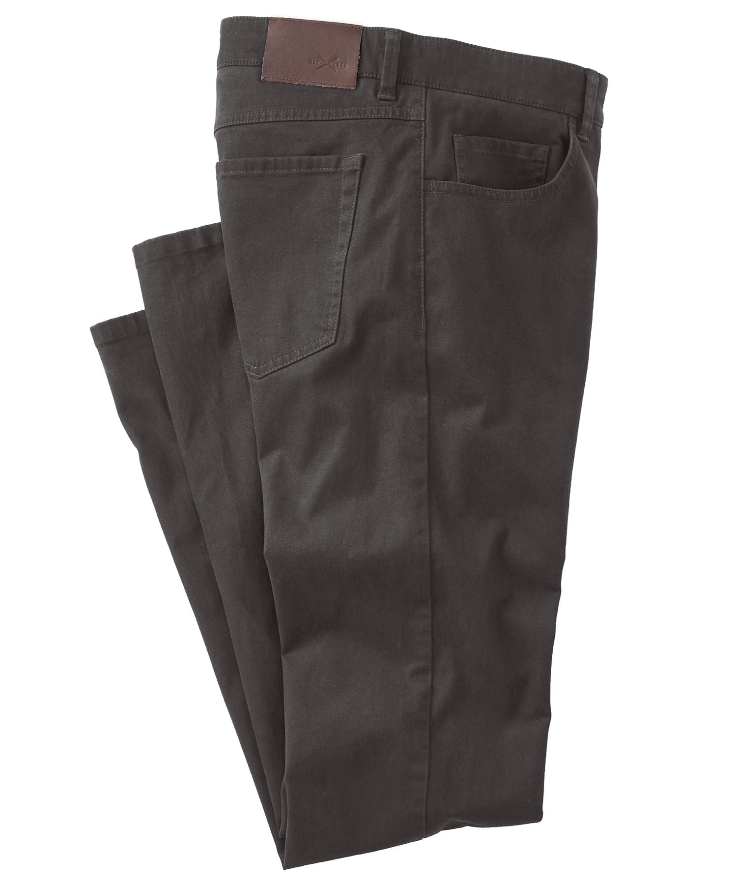 Cashmere Touch Pima Cotton Sateen Stretch 5-Pocket Pants in Choice of Colors (Crescent Modern Fit) by Ballin