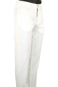 Cotton and Linen 5-Pocket Italian Luxury Stretch Chino (Mott Modern Fit - Choice of Colors) by 6 East by Ballin