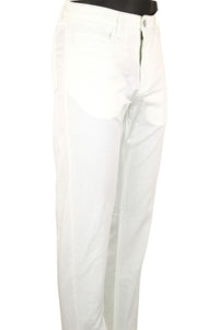 Cotton and Linen 5-Pocket Italian Luxury Stretch Chino (Mott Modern Fit - Choice of Colors) by 6 East by Ballin
