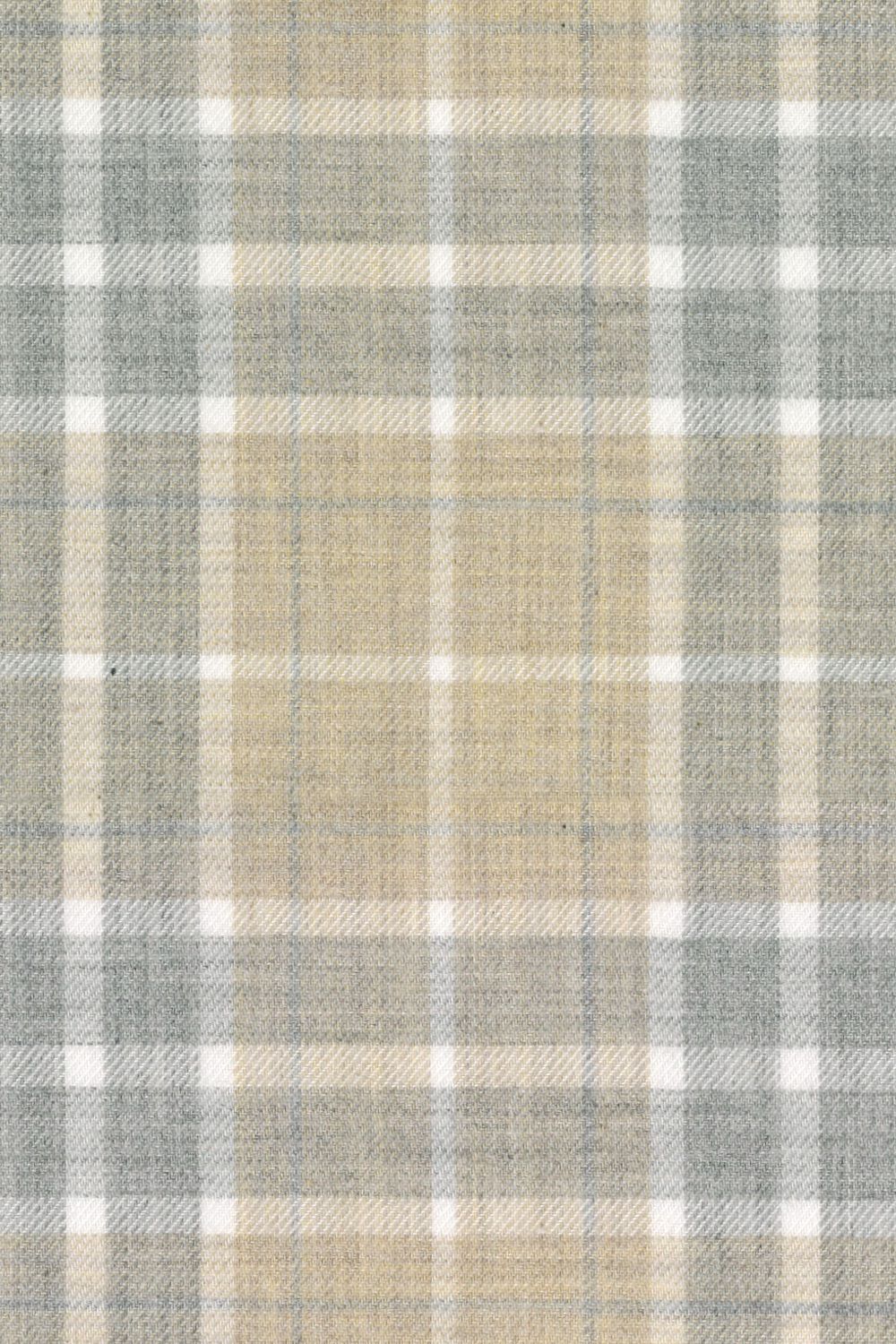 Weekend Heathered Windowpane Plaid Cotton Sport Shirt in Khaki and Grey by Scott Barber