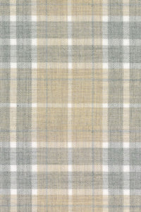 Weekend Heathered Windowpane Plaid Cotton Sport Shirt in Khaki and Grey by Scott Barber