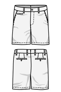 2-Tone Neat Mesh Print Lightweight Superfine Twill Shorts in Choice of Colors (College Modern Fit - 8" Inseam) by Ballin