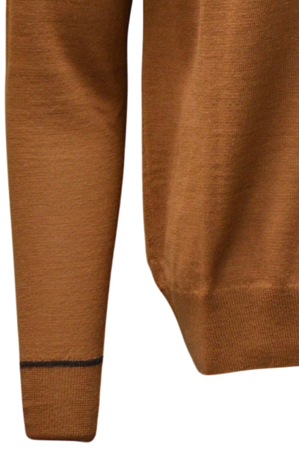 Baby Alpaca Mélange Quarter-Zip Sweater in Autumn by Blue 1899