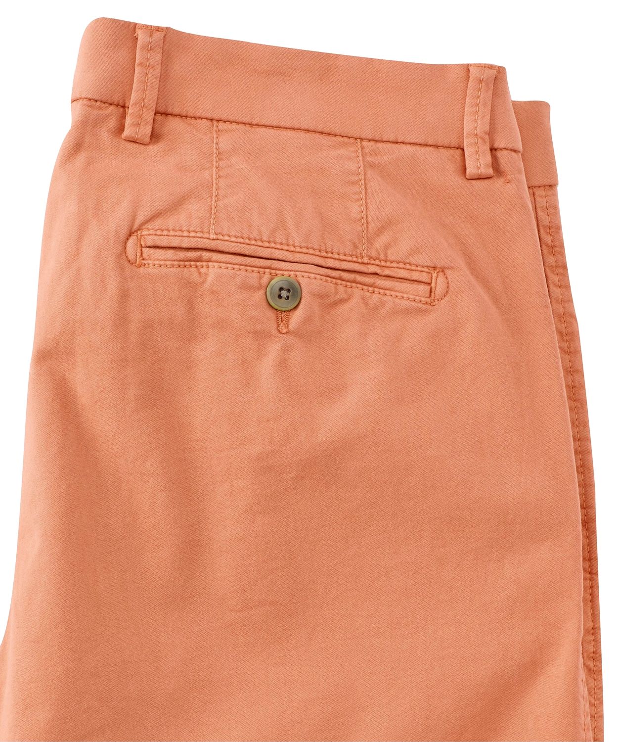 Broken Twill Stretch Cotton Shorts in Sunset (Drummond Traditional Fit) by Ballin