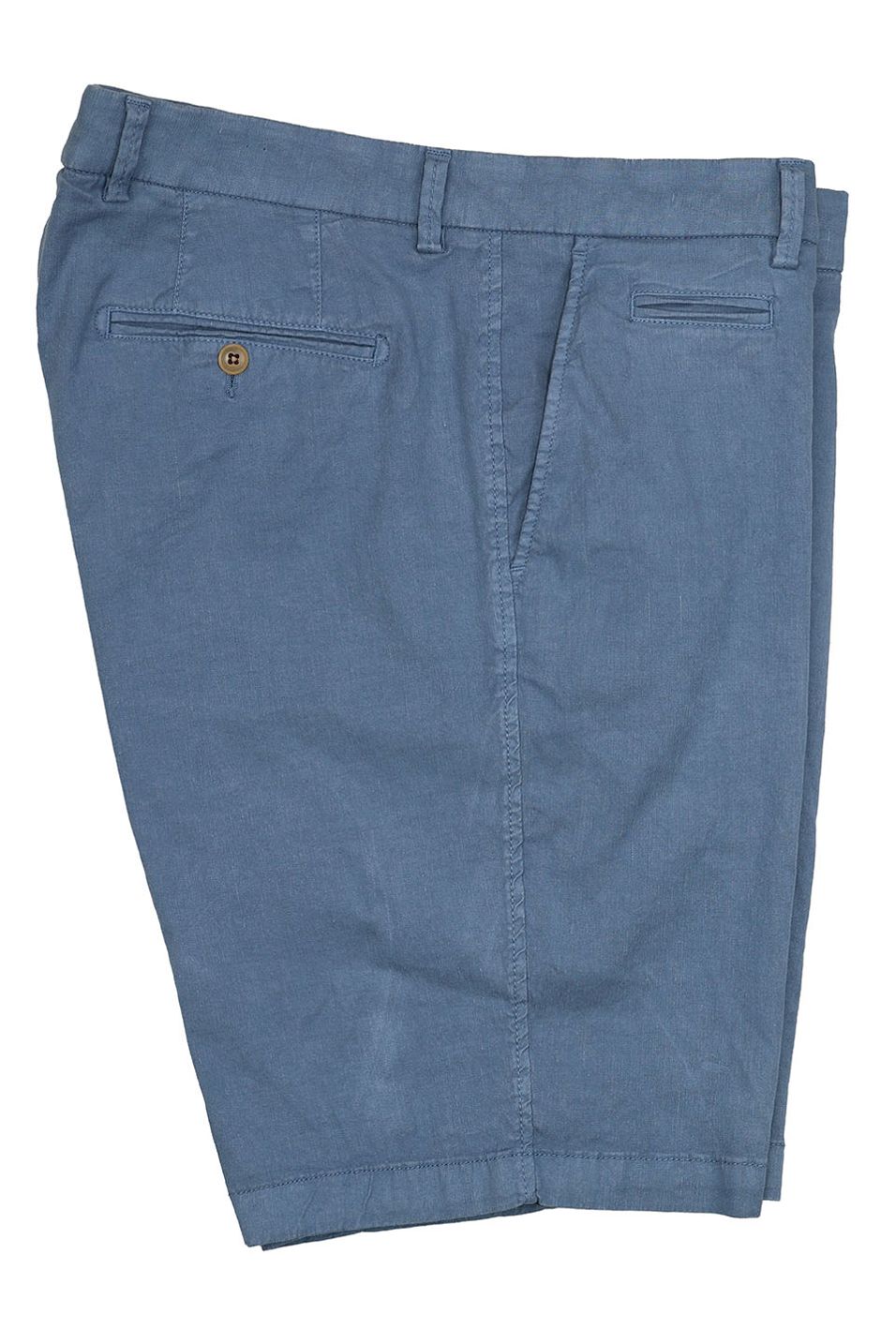 Linen and Cotton Stretch Garment Dyed Shorts in Choice of Colors (Drummond Traditional Fit) by Ballin