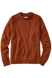 Merino Wool and Cotton Sweater in Auburn (Size Medium) by Borgo28