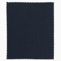 LONG FIT Super 120s Wool Gabardine Comfort-EZE Trouser in Navy Mix (Plain Front Model) by Ballin