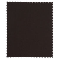 LONG FIT Super 120s Wool Gabardine Comfort-EZE Trouser in Dark Brown (Plain Front Model) by Ballin