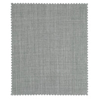 BIG FIT Super 120s Wool Gabardine Comfort-EZE Trouser in Pearl Grey (Plain Front Model) by Ballin