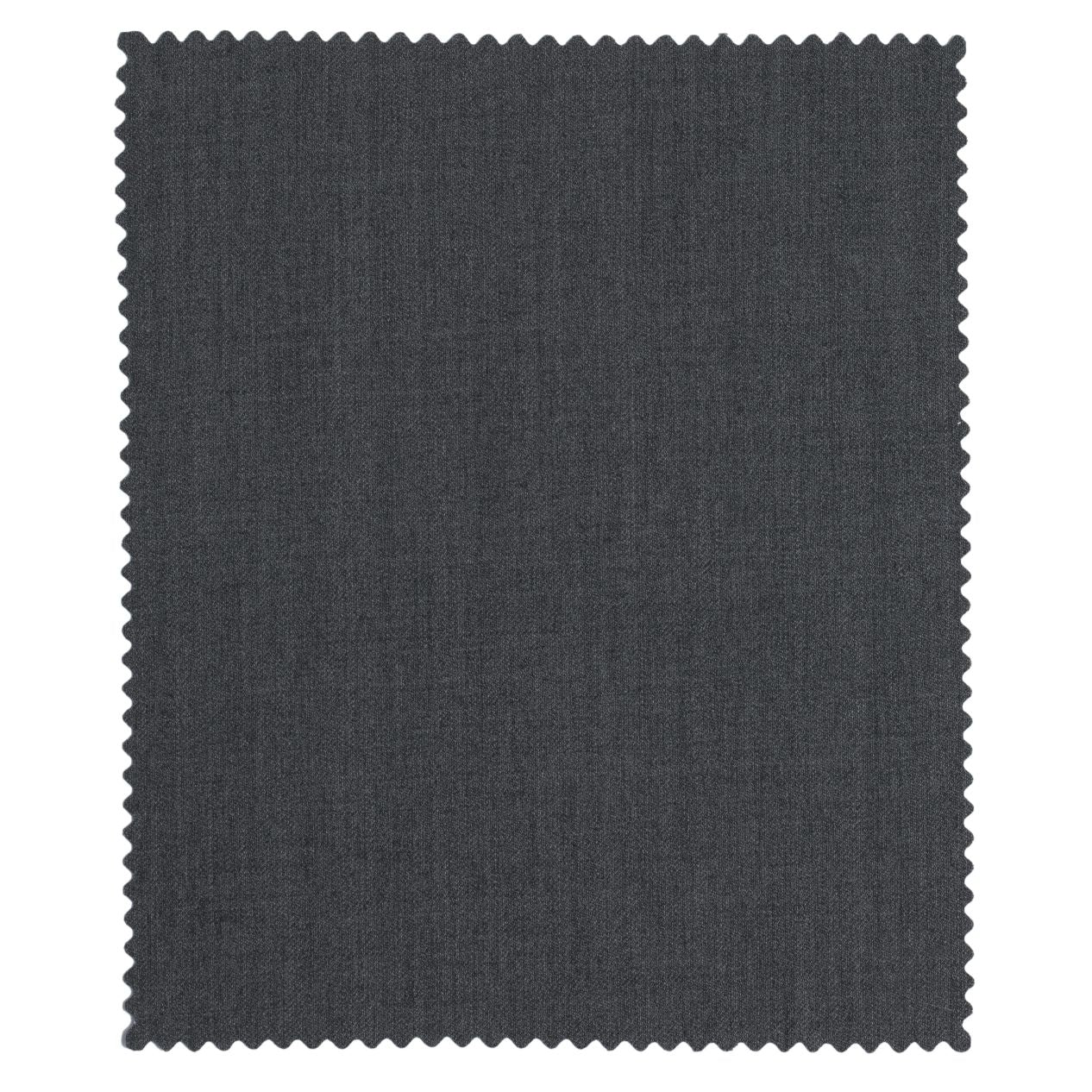 BIG FIT Super 120s Wool Gabardine Comfort-EZE Trouser in Medium Grey (Plain Front Model) by Ballin