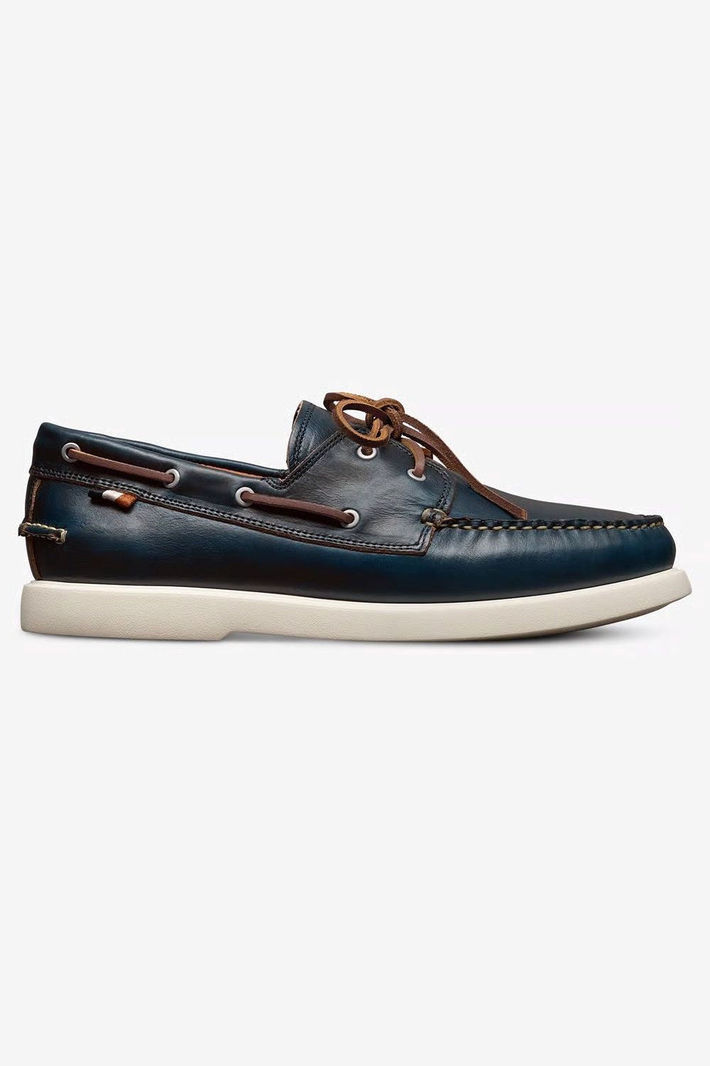 Panama Boat Shoe in Navy Weatherproof Horween Chromexcel Leather by Allen Edmonds