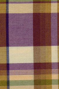 Sunburst Plaid Cotton and Wool Blend Button-Down Shirt by Viyella