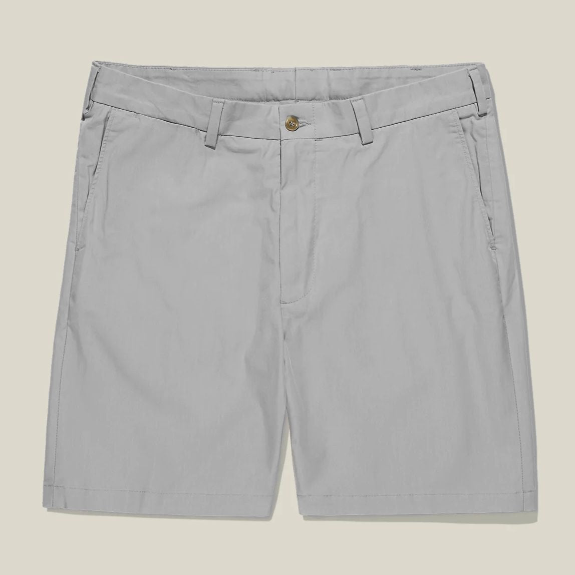 M3 Straight Fit Travel Twill Shorts in Nickel (Size 38) by Bills Khakis