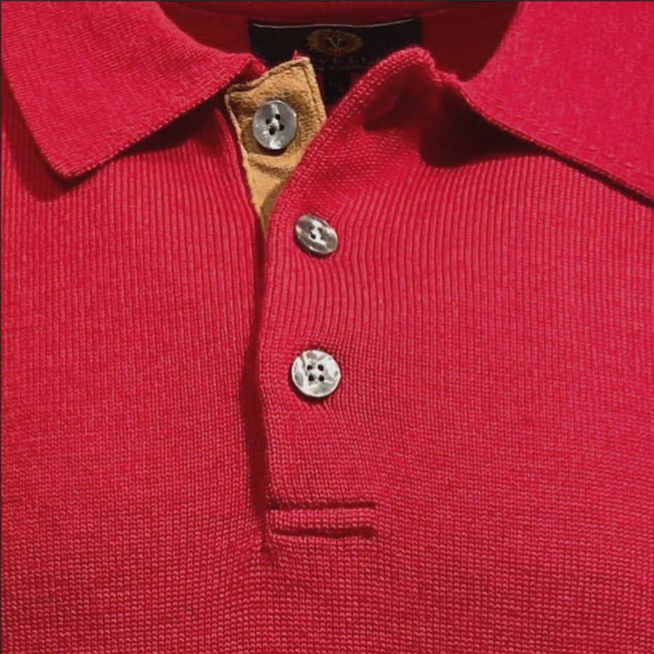 Extra Fine 'Zegna Baruffa' Merino Wool Polo Neck Sweater in Choice of Colors by Viyella