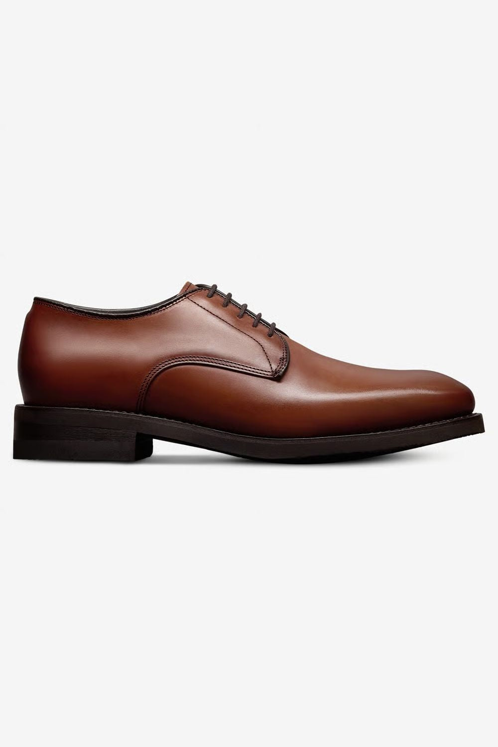 Ramsey Plain-Toe Derby Dress Shoe in Chili Leather by Allen Edmonds