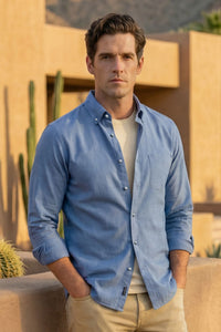 The Chambray Shirt in Sky by Scott Barber