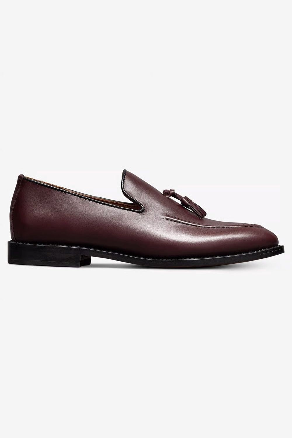Randolph Tassel Loafer in Burgundy Leather by Allen Edmonds