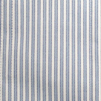 Blue Shadow Stripe Wrinkle-Free Stretch Cotton Dress Shirt with Button-Down Collar by Cooper & Stewart