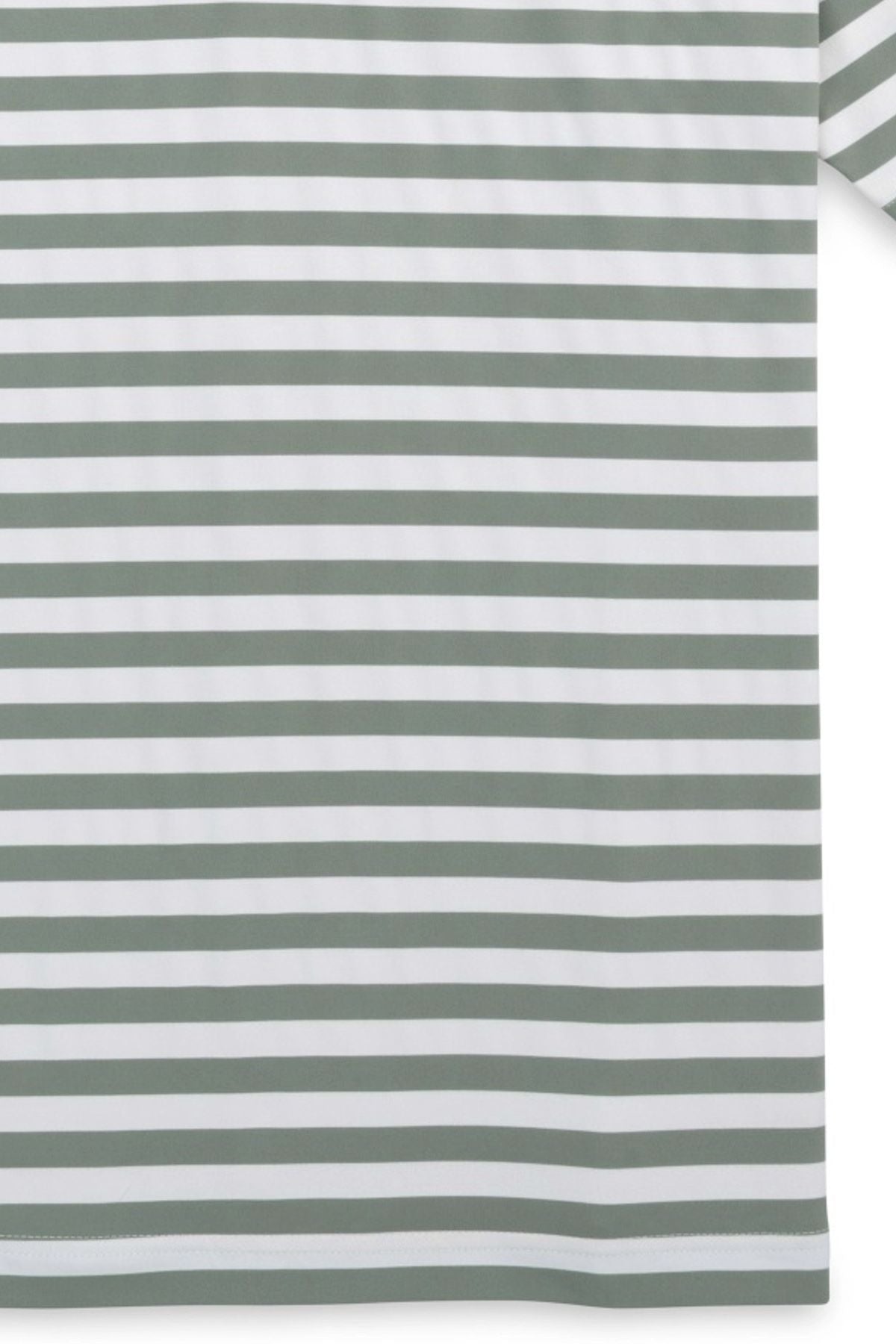 Prep Stripe Performance Polo in Agave by Scott Barber