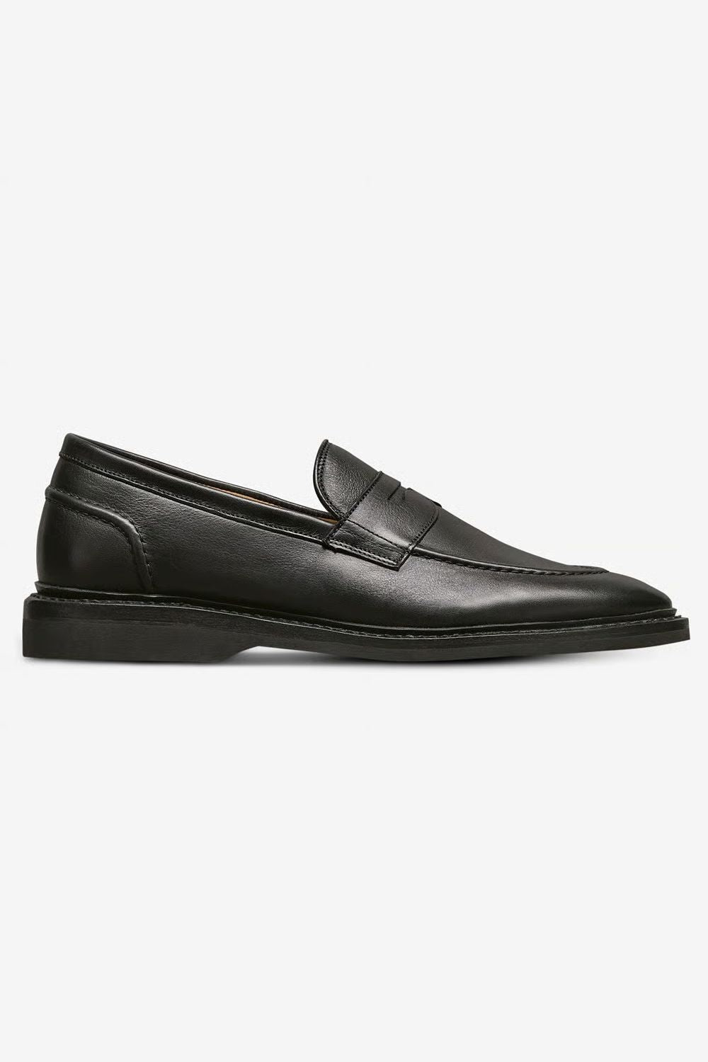 Randolph Verse Penny Loafer in Black Leather by Allen Edmonds