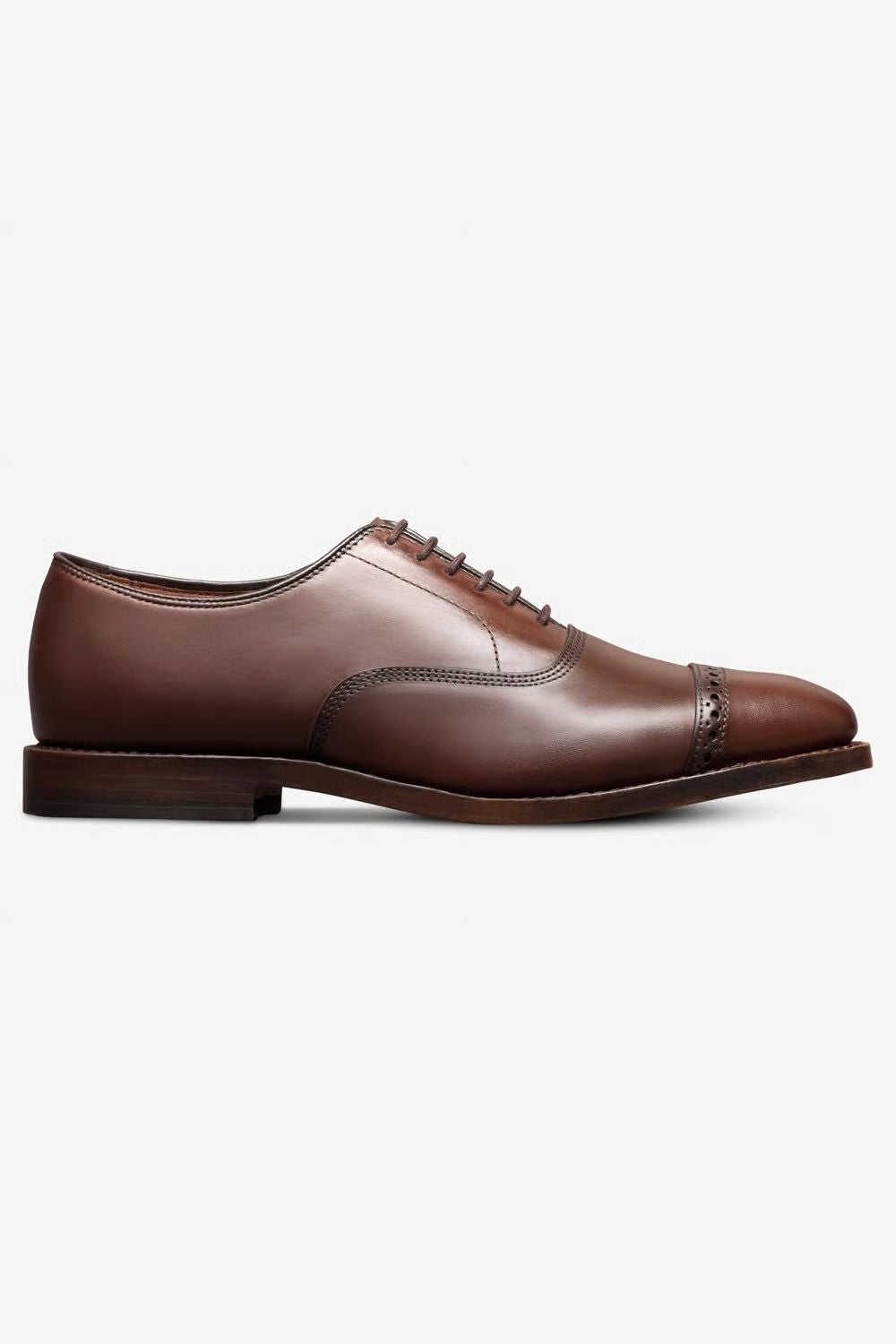 Fifth Avenue Cap-Toe Oxford Dress Shoe in Chili Leather by Allen Edmonds