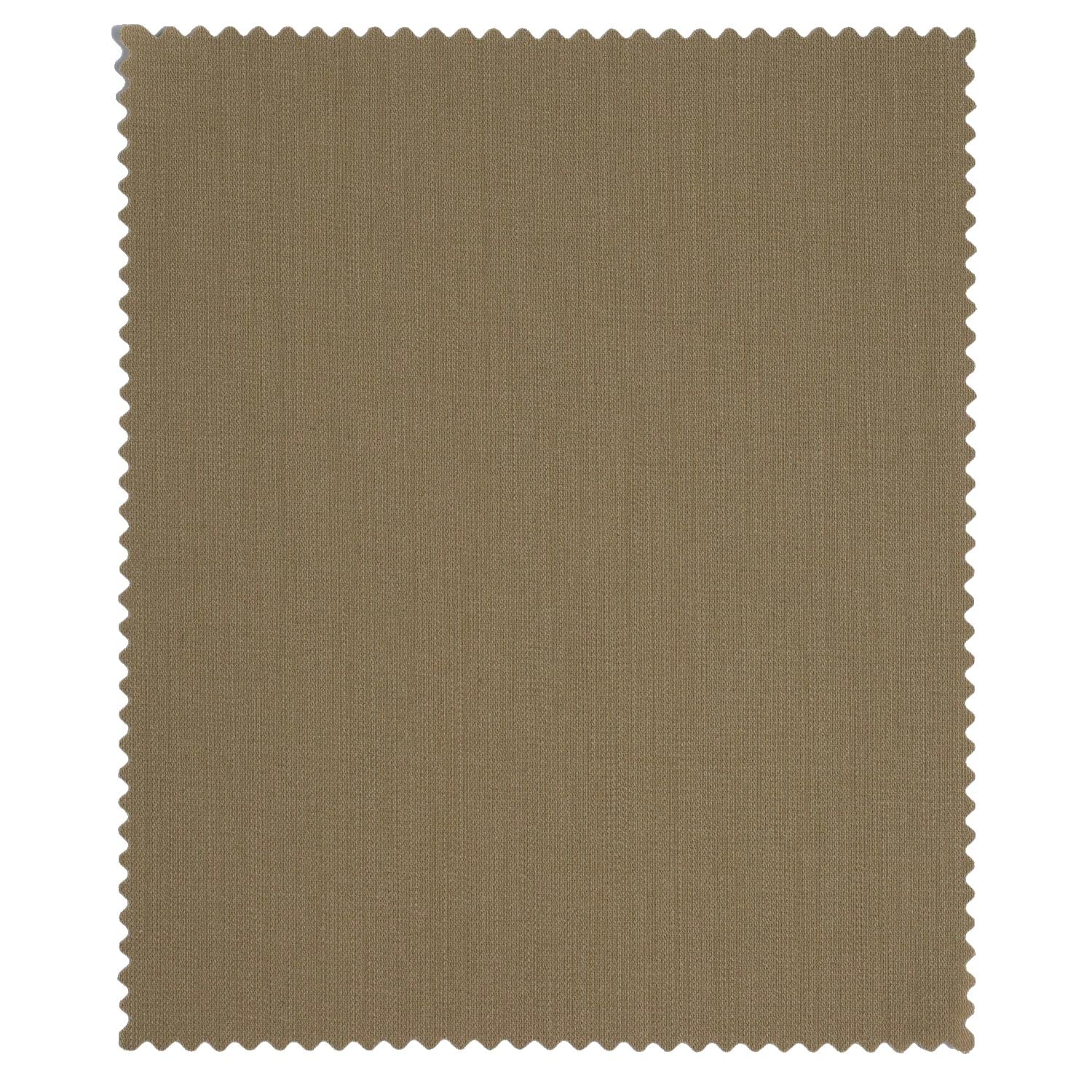 Super 120s Wool Travel Twill Comfort-EZE Trouser in Sand, Size 38 (Dunhill Traditional Fit) by Ballin