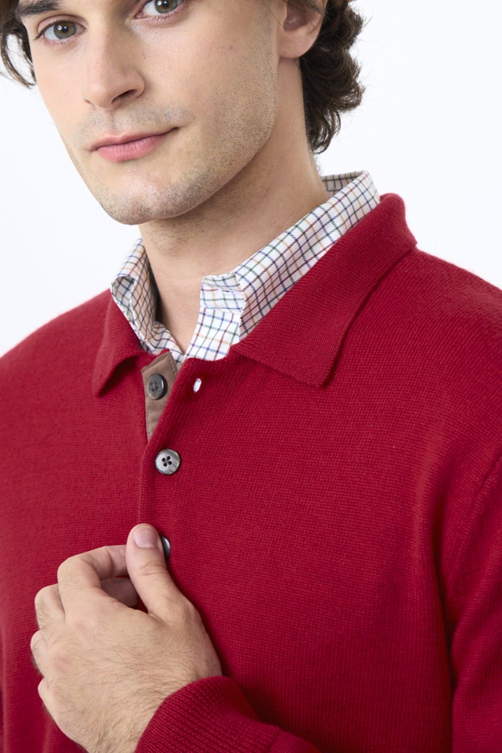 Extra Fine 'Zegna Baruffa' Merino Wool Polo Neck Sweater in Choice of Colors by Viyella