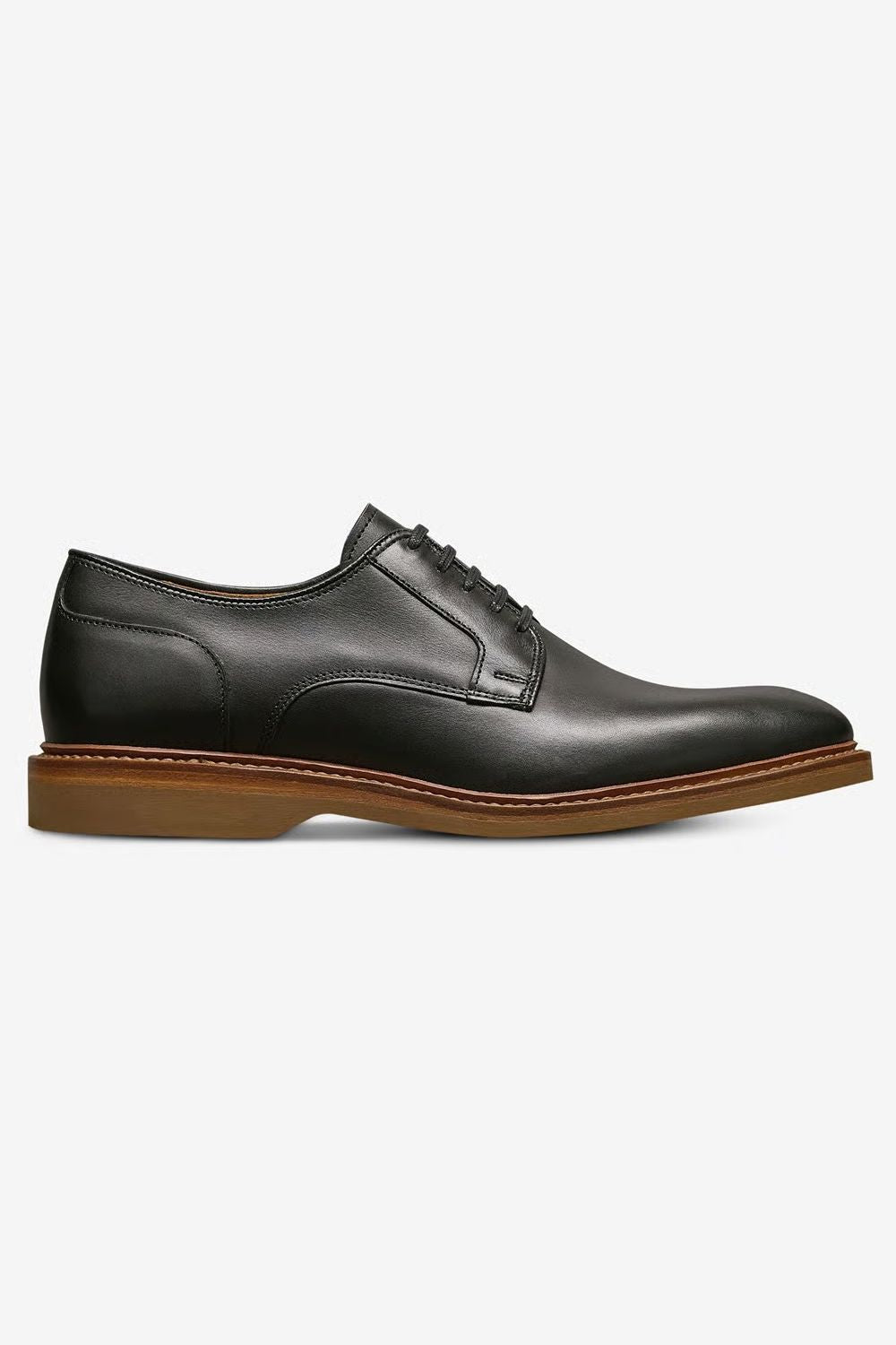 Walker Verse Plain-Toe Derby Dress Shoe in Black Leather by Allen Edmonds