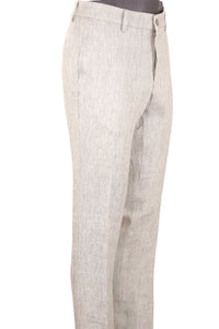 Chambray Linen Herringbone Pants in Choice of Colors (Mansfield Relaxed Fit) by Ballin