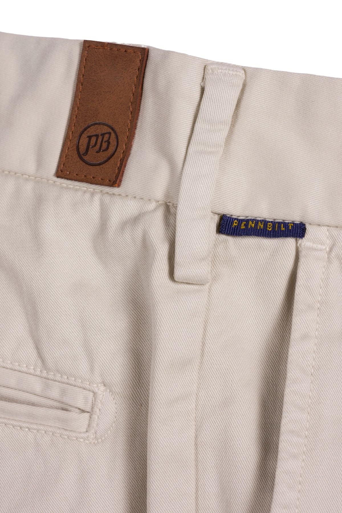 The Airman Lightweight Tapered Leg Khakis in Stone by Pennbilt