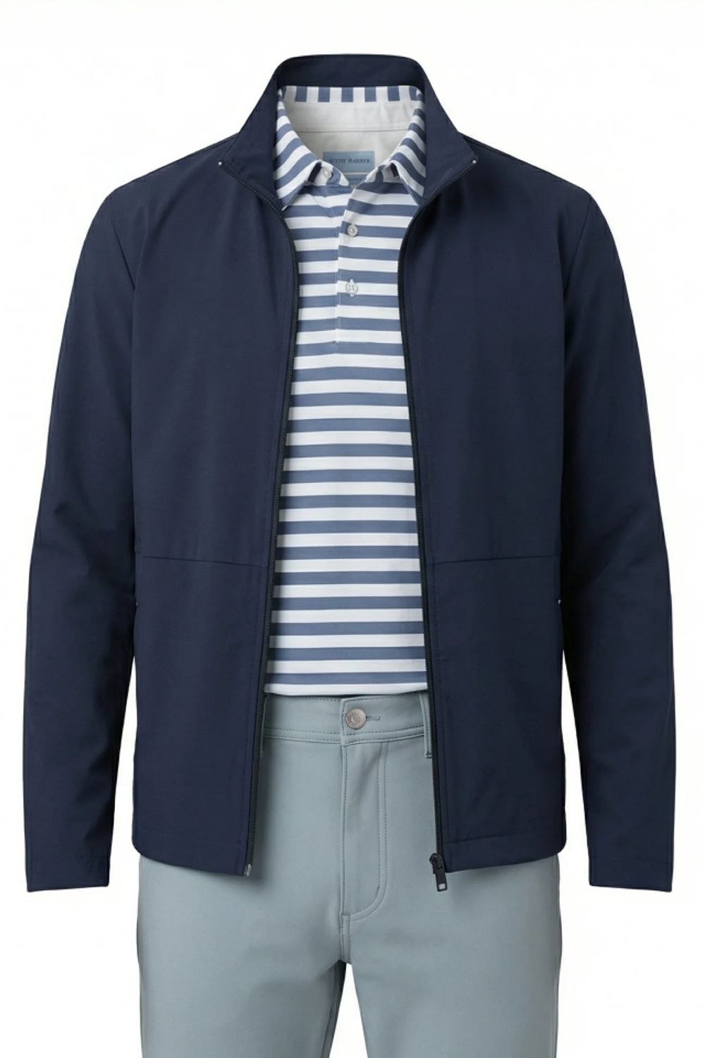 The Windbreaker in Navy by Scott Barber