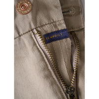The Authentic 8.5oz Cotton Military Twill Khakis in Khaki, Size 33 by Pennbilt
