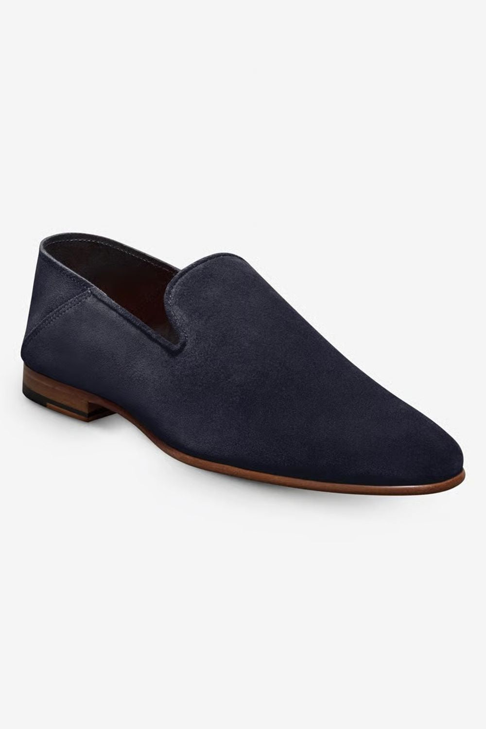 Portofino Slip-on Loafer in Navy Suede by Allen Edmonds