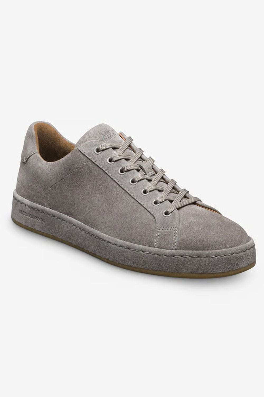 Barnes Lace-Up Sneaker in Grey Suede by Allen Edmonds
