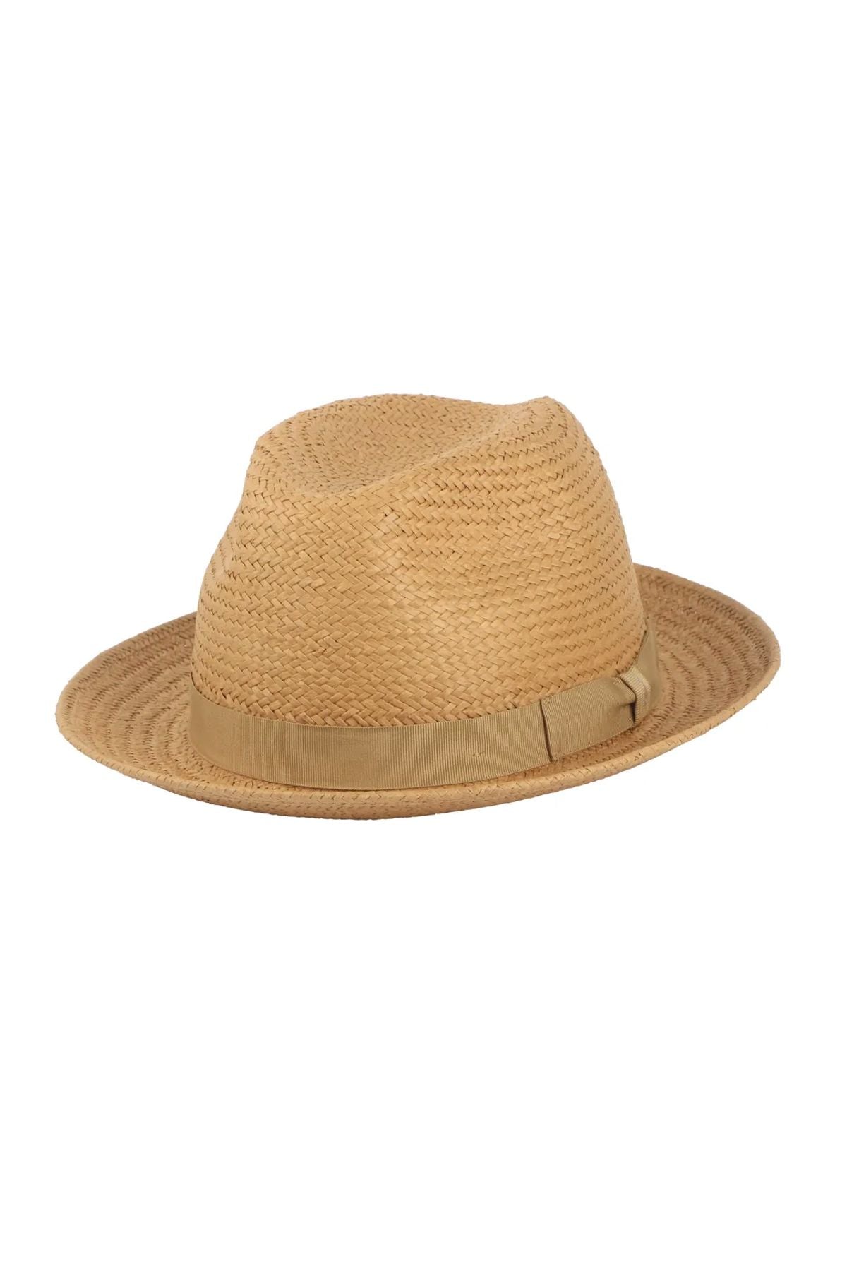 Classic Paper Straw Hat with Grosgrain Hatband in Choice of Colors by Wigens