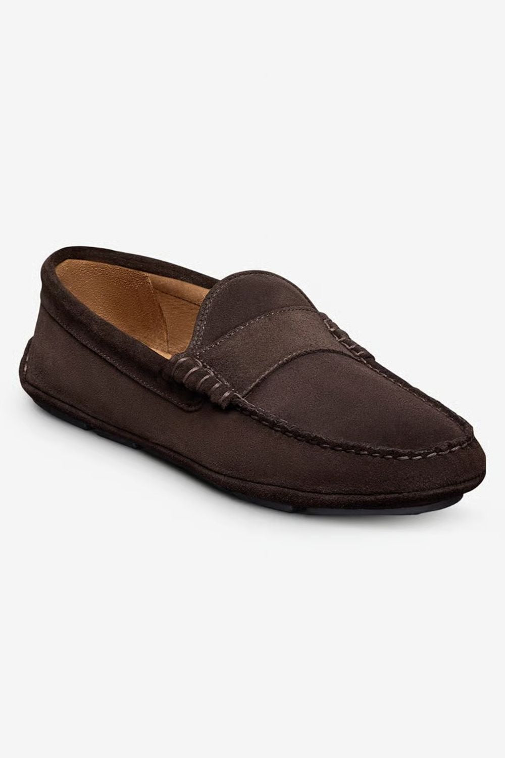 Apex Driving Loafer in Bitter Chocolate Suede by Allen Edmonds