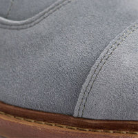 Park Avenue Verse Cap-Toe Oxford Dress Shoe in Steel Grey Suede by Allen Edmonds