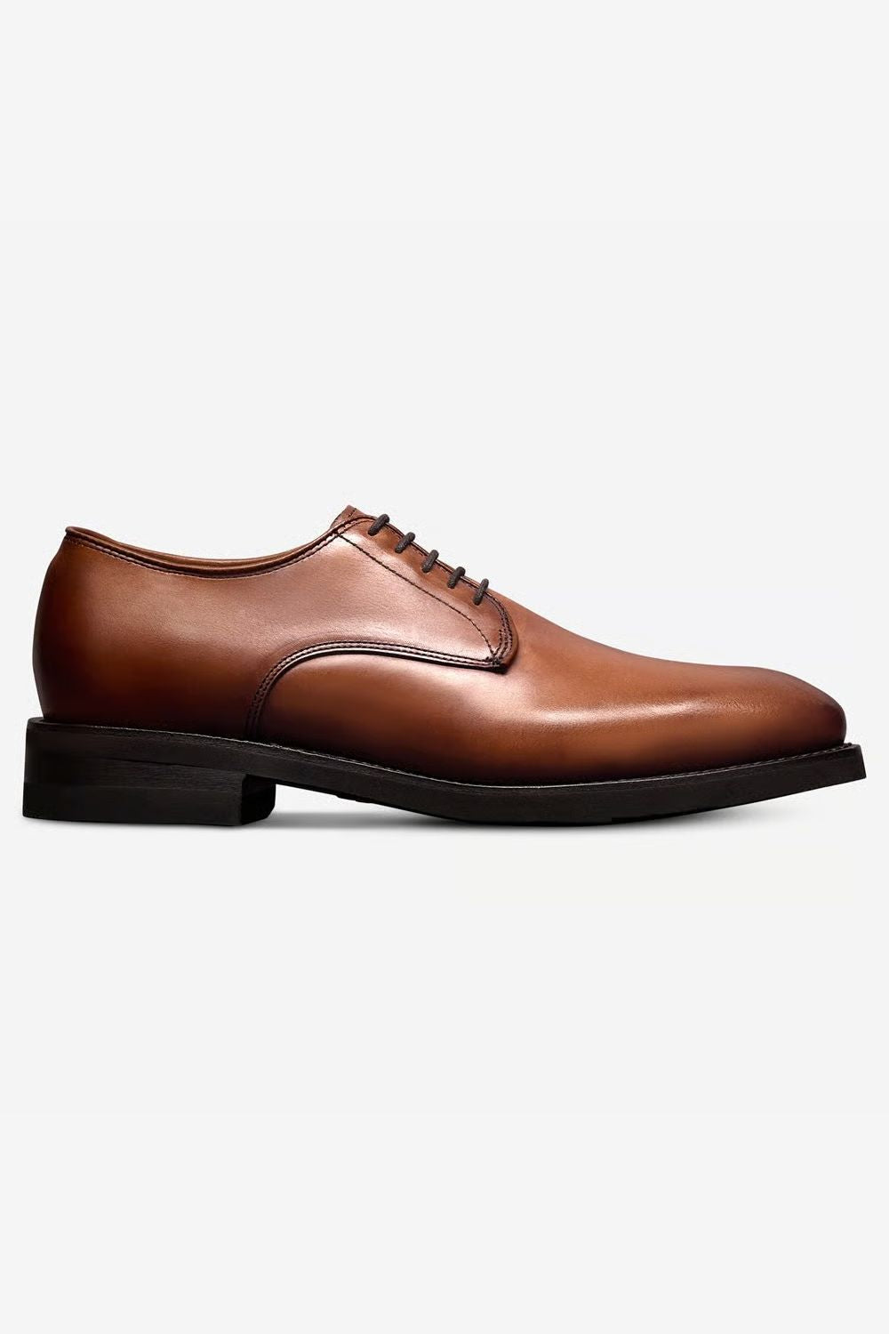 Ramsey Plain-Toe Derby Dress Shoe in Walnut Leather by Allen Edmonds